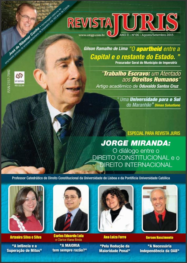 Capa da 6ª edição da Revista JÚRIS Advocatus